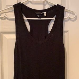 Racer back jersey dress